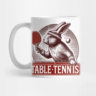 Hase Vintage Retro Table Tennis Enthusiast Mug
